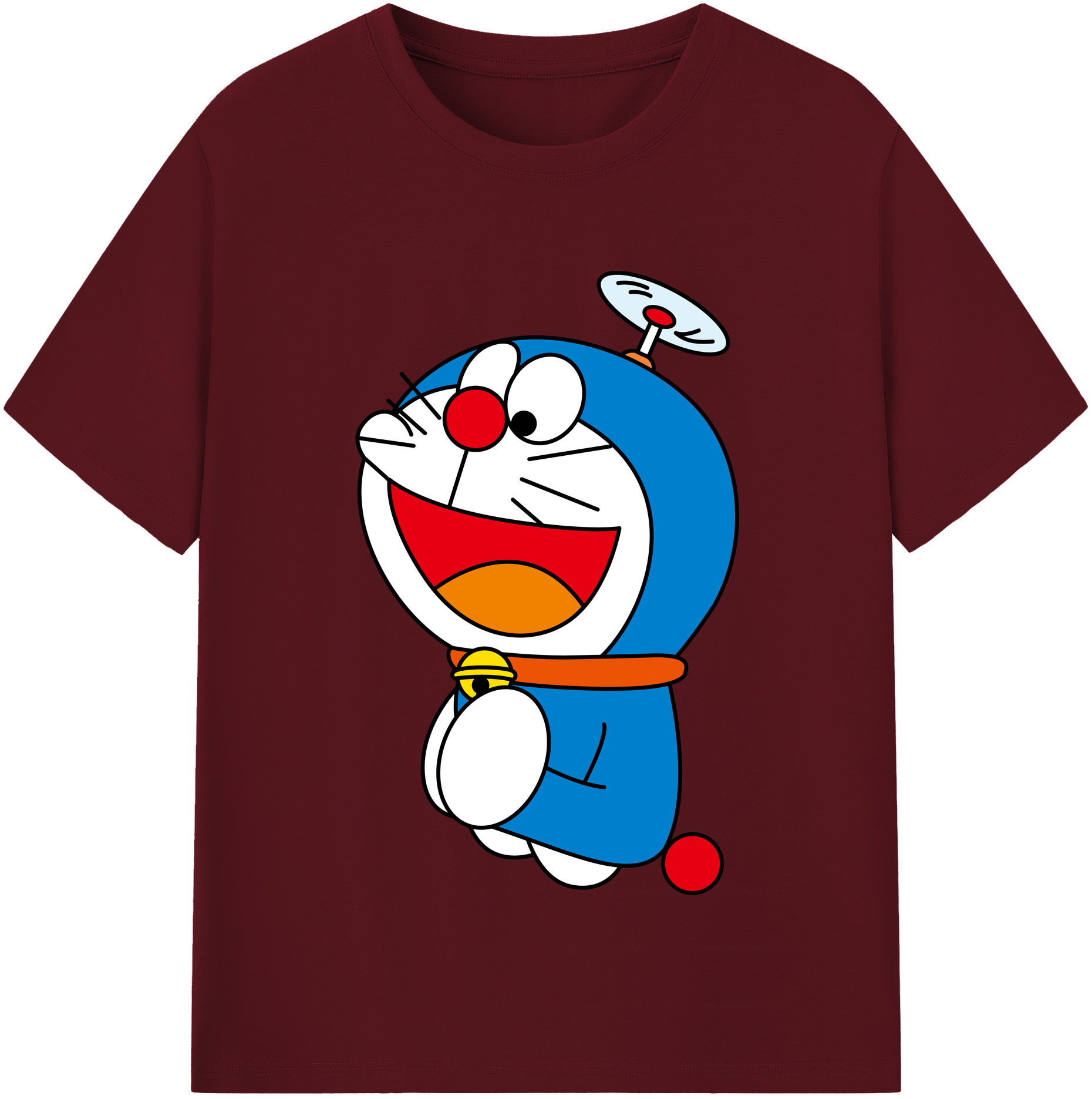 （画像用） ドラえもん Doraemon 綿100％半袖Tシャツ（フロントプリント）